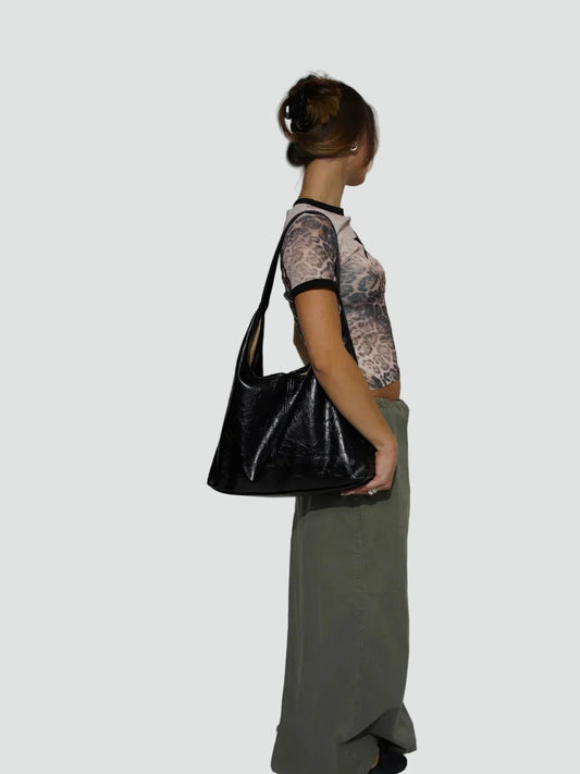 Torebka hobo damska | shopper, szeroki pasek