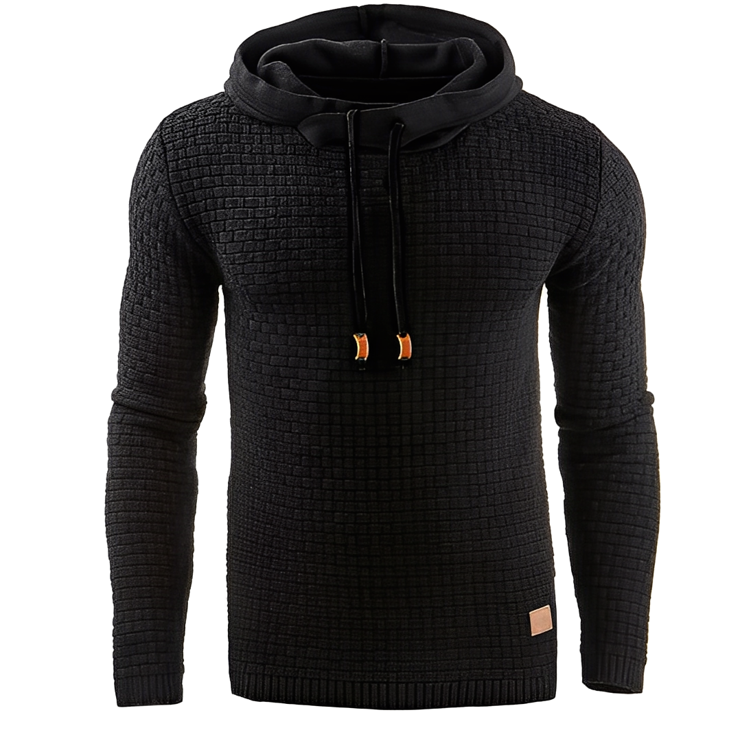 Sweter męski | luźny krój, jednolity design