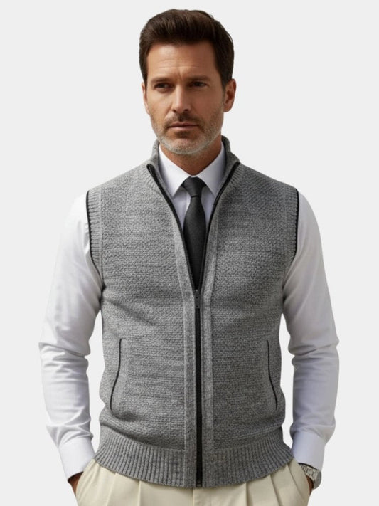 Kamizelka męska | pełny zamek, emblemat z koroną