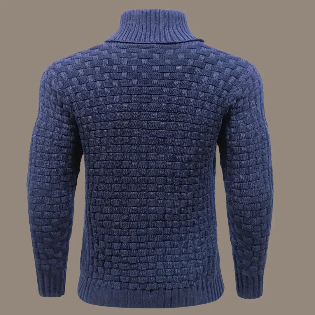 Sweter męski | zapięcie na guziki