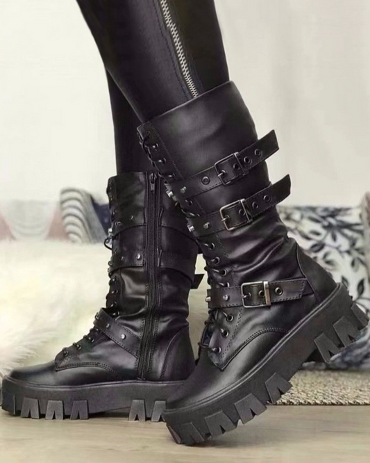 Buty zimowe damskie | wspierająca podeszwa