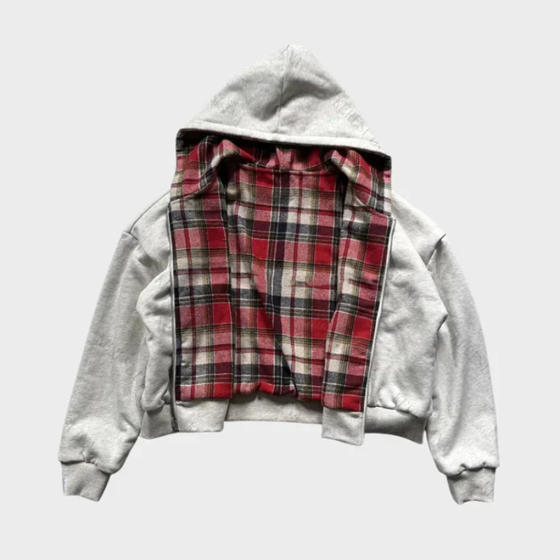 Bluza męska z kapturem | odwracalna, dwustronny design
