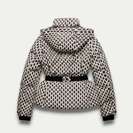 Parka damska | regulowany pasek, kaptur