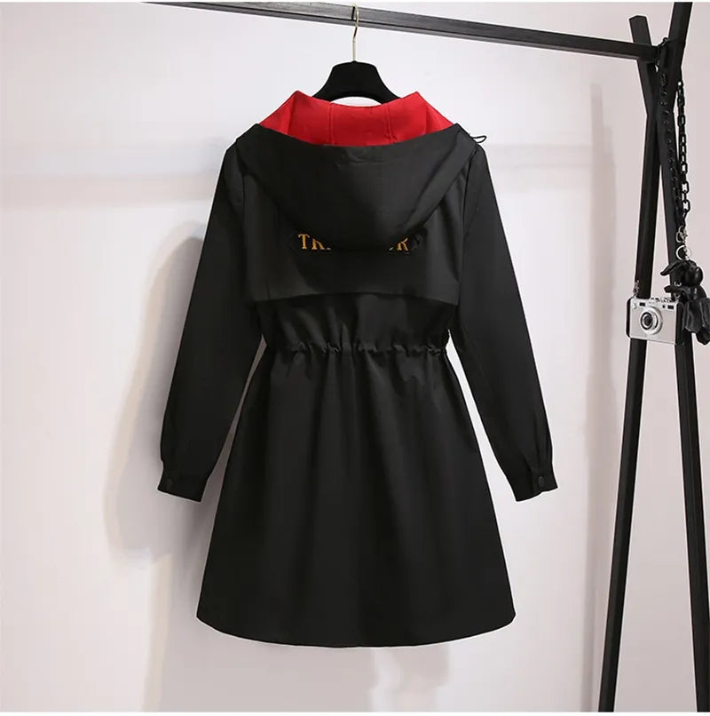 Kurtka damska | przeciwdeszczowa, kaptur
