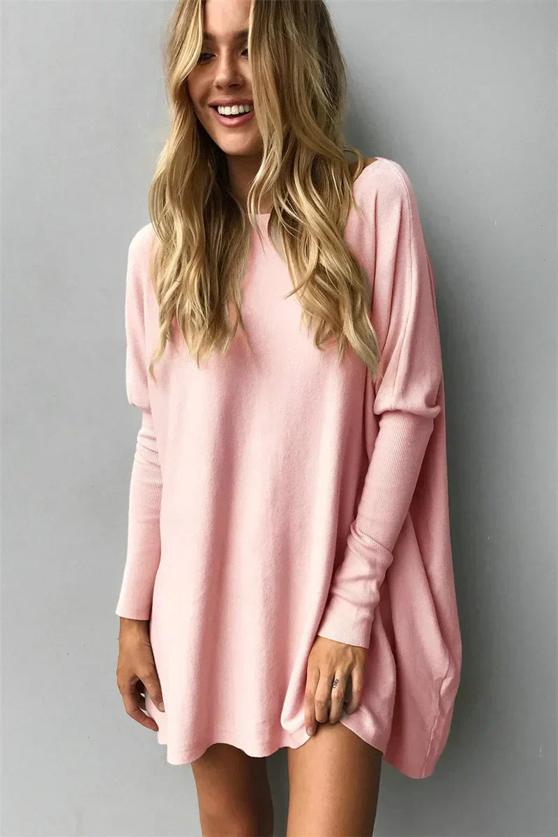 Sweter damski | długość tuniki, krój oversize