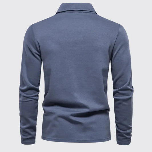 Polo męskie | krótki rękaw, częściowe zapięcie