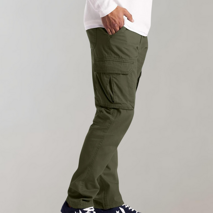 Spodnie cargo męskie | dopasowany krój