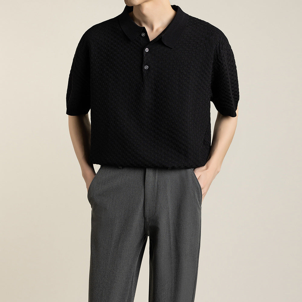 Polo męskie | krótki rękaw, klasyczny kołnierzyk