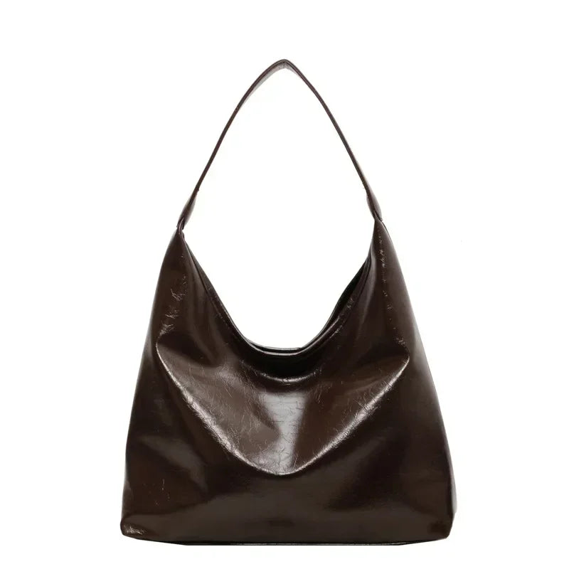 Torba shopper damska | skórzana, na laptopa