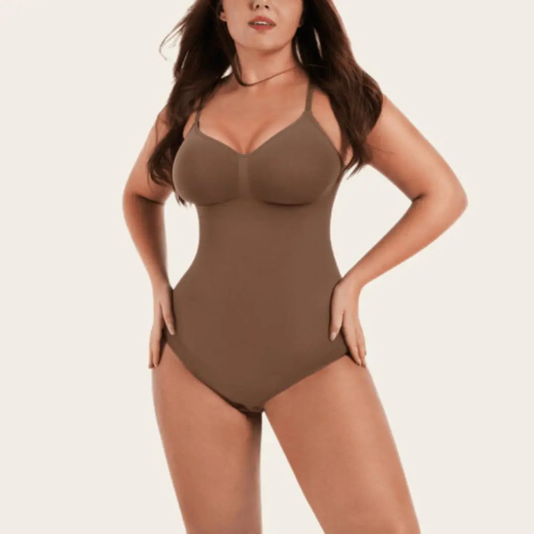 Body modelujące damskie | krój bez rękawów