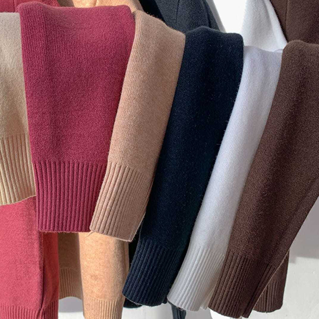 Sweter damski | nadruk, dopasowany krój