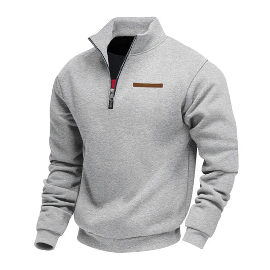 Sweter polarowy męski | luźny krój