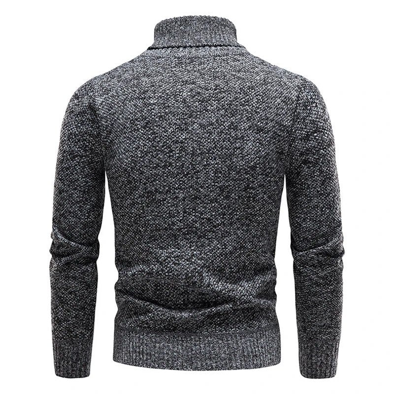 Sweter męski z golfem | krój do warstwowania