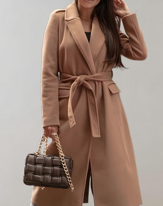Płaszcz damski | oversize, długi fason