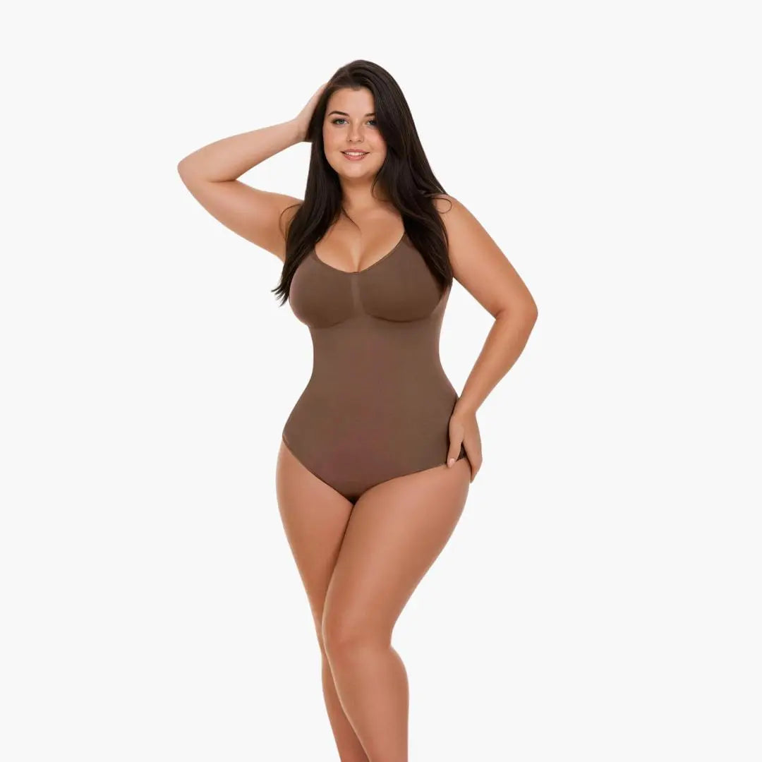 Deirdre - Body modelujące damskie | Bezszwowa konstrukcja, lekki materiał, gładkie wykończenie | Bielizna korygująca