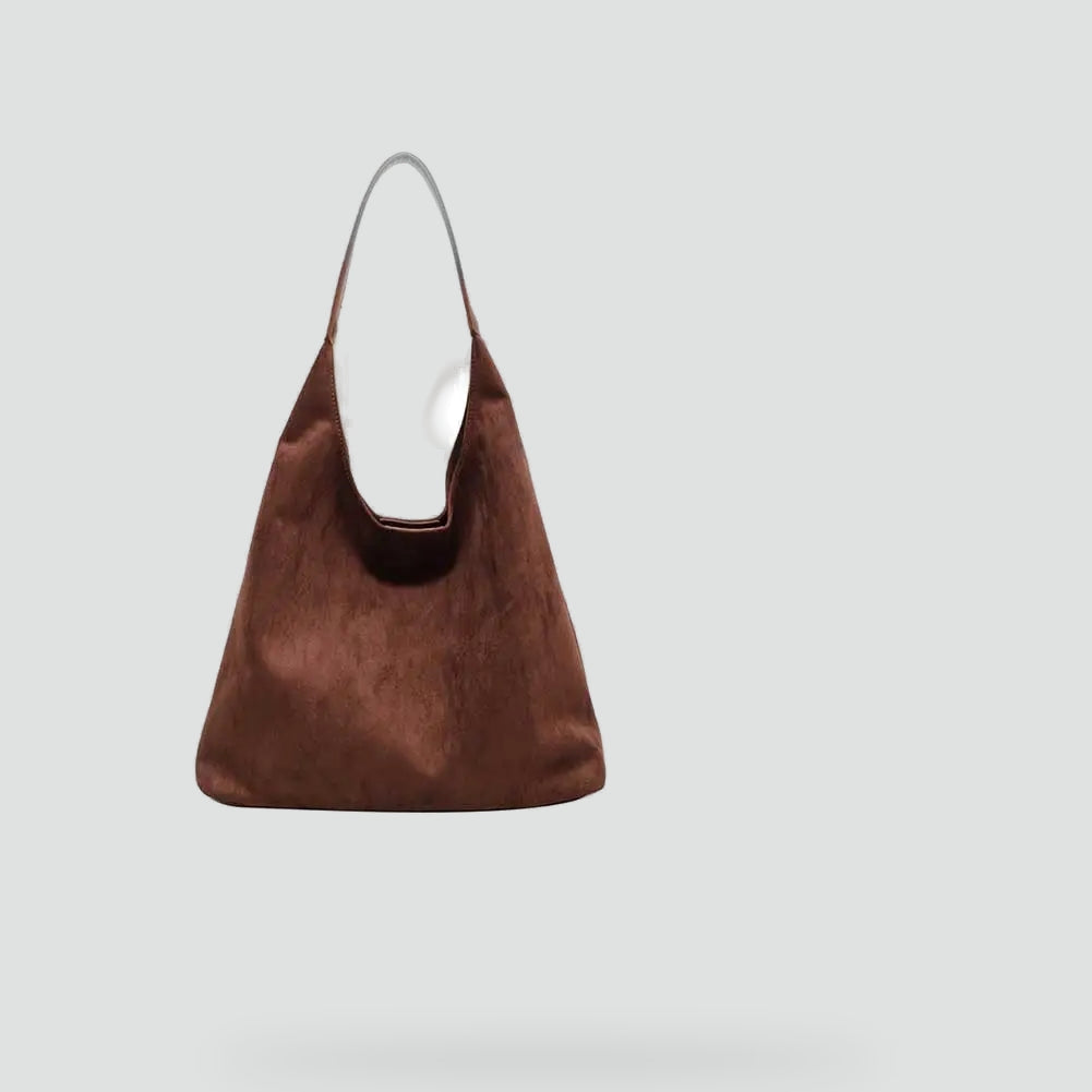 Torba tote damska | zamszowa, pojemna