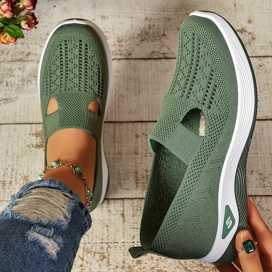Buty damskie | oddychająca dzianina, wsuwane