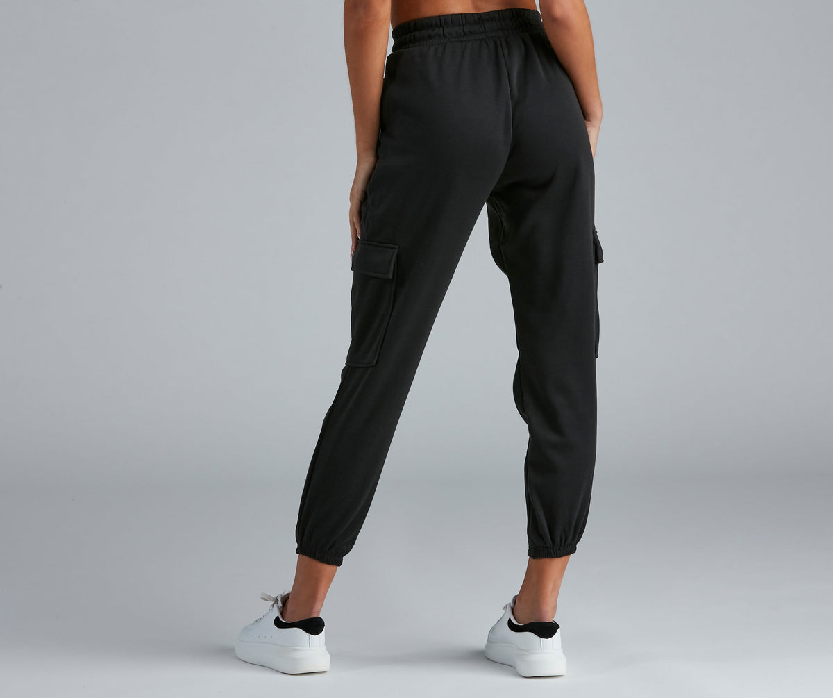 Dresy damskie | podszewka fleece, kieszenie cargo