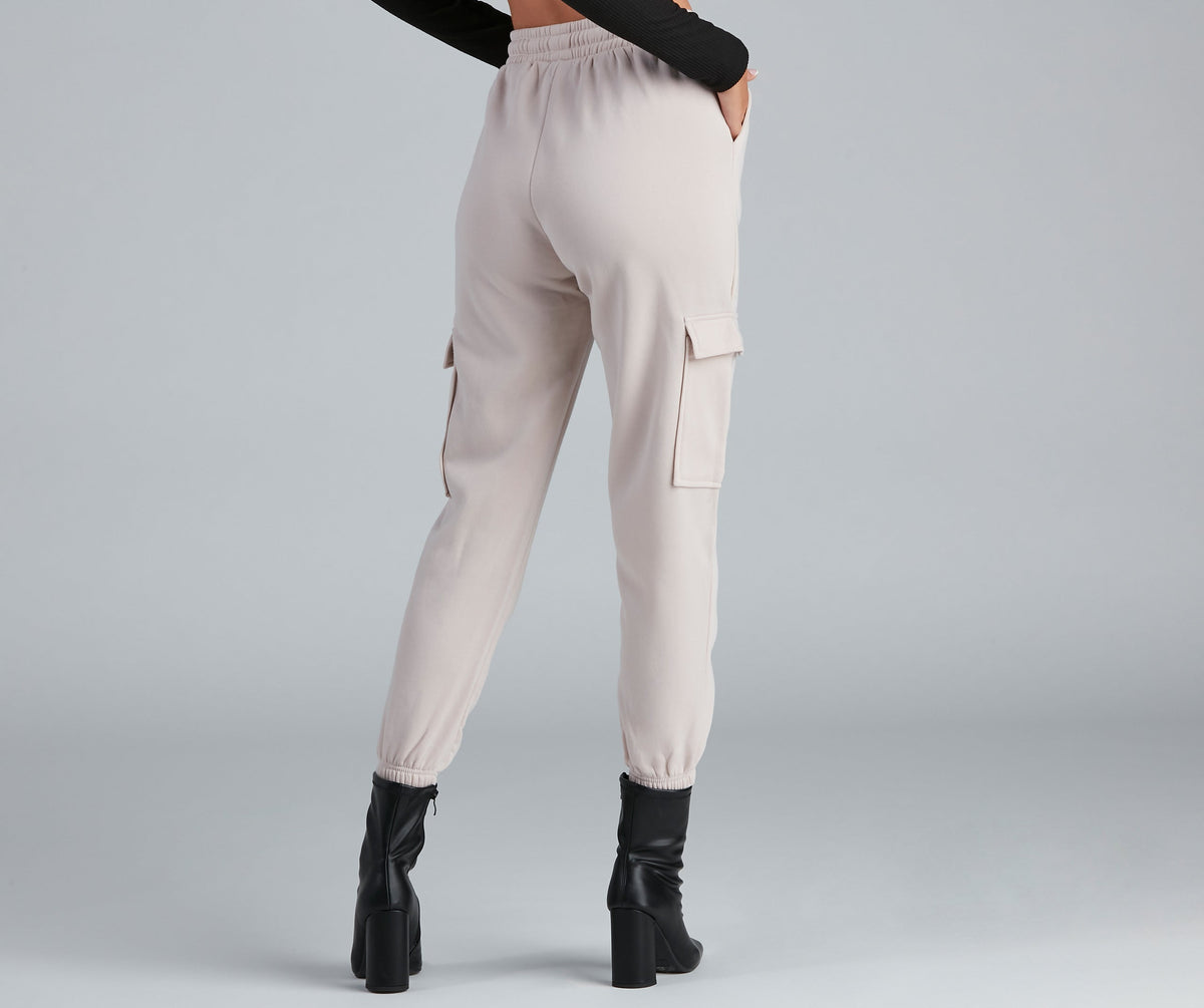 Dresy damskie | podszewka fleece, kieszenie cargo
