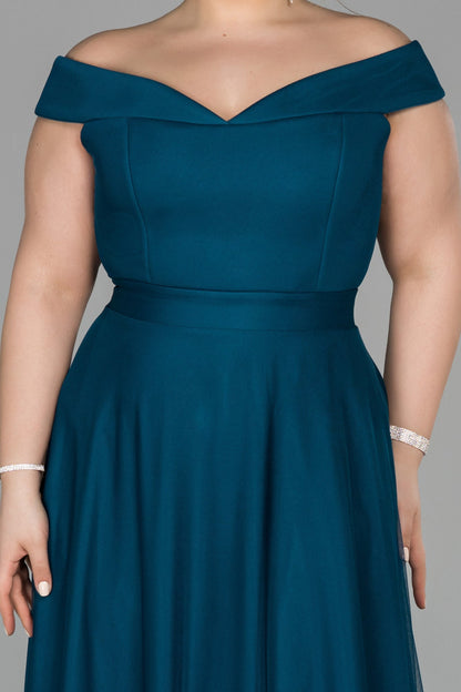 Sukienka wieczorowa | tiulowa, off shoulder