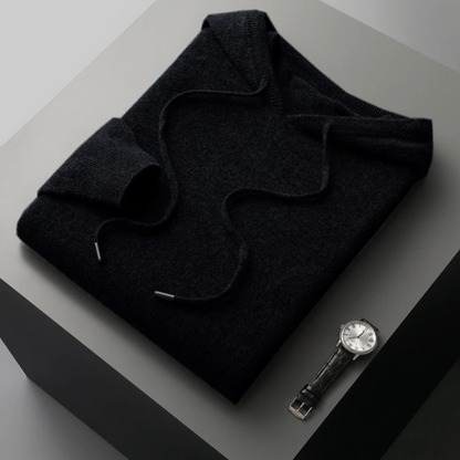 Bluza męska z kapturem | luźny krój, ściągacze