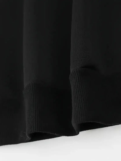 Bluza męska z kapturem | motyw krzyża, długie rękawy