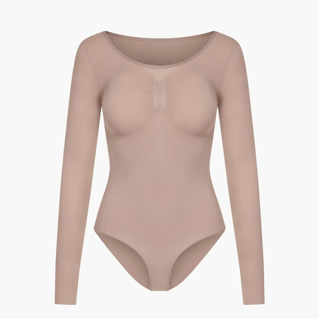 Body modelujące damskie | powermesh, odpinany krok