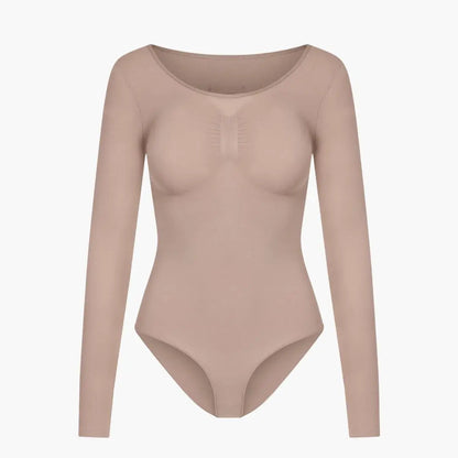 Body modelujące damskie | powermesh, odpinany krok