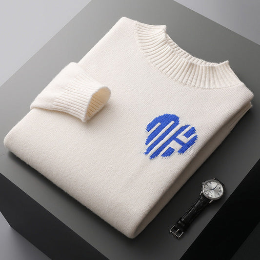 Sweter męski | dopasowany krój, ściągacze
