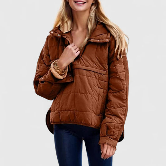 Kurtka damska | oversize, kaptur