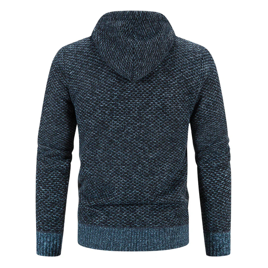 Bluza męska z kapturem | kieszenie z przodu, długie rękawy