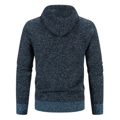 Bluza męska z kapturem | kieszenie z przodu, długie rękawy