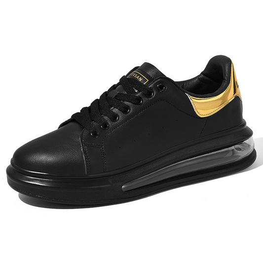 Sneakersy męskie | skórzane, smukła sylwetka