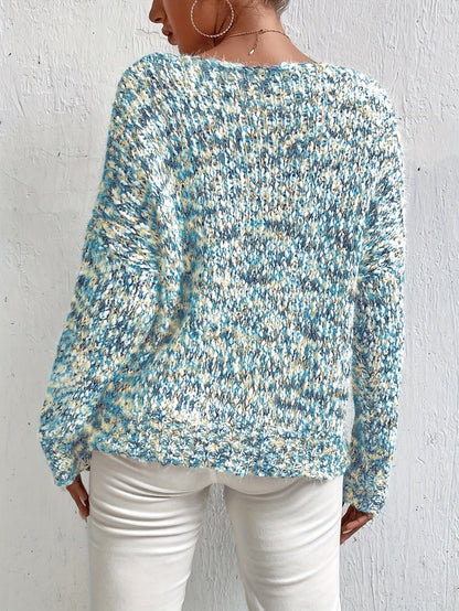 Sweter damski | oversize, długie rękawy