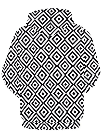 Bluza męska z kapturem | geometryczny wzór