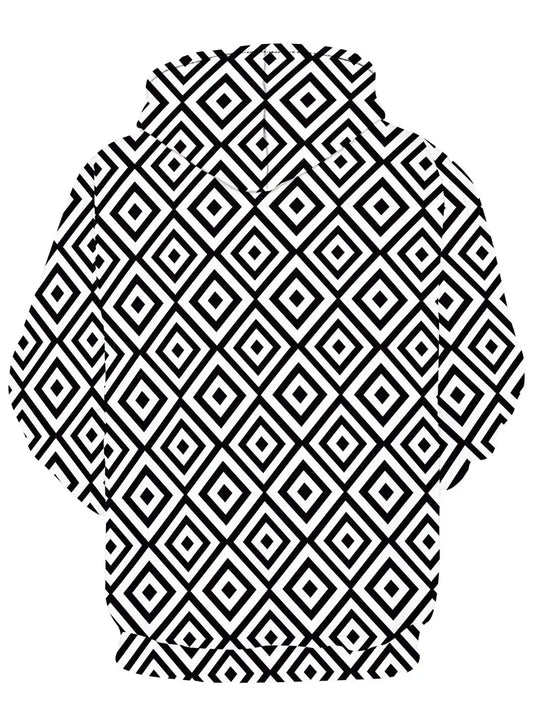 Bluza męska z kapturem | geometryczny wzór