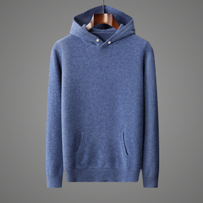 Bluza męska z kapturem | dwukolorowy design, detal V