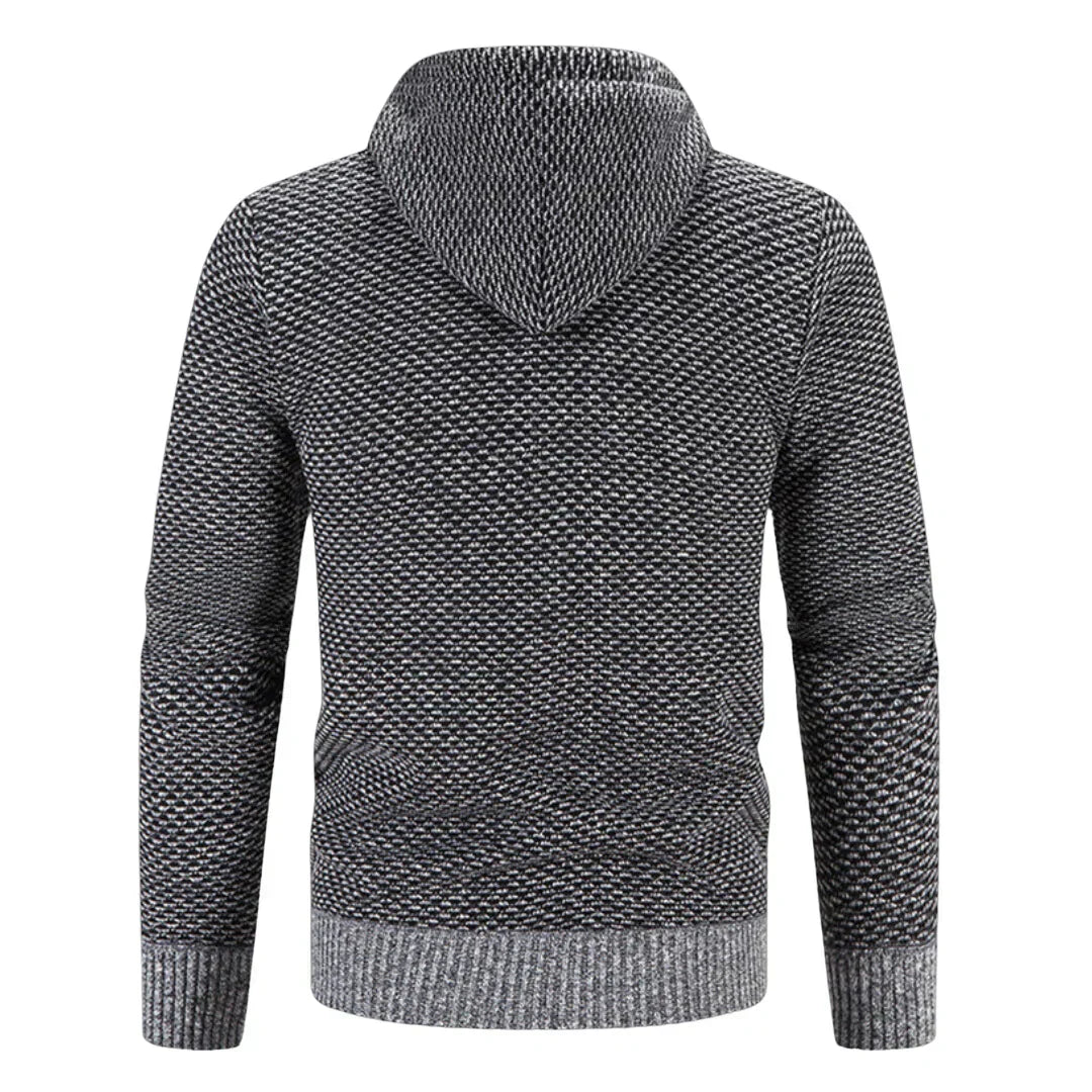 Bluza męska z kapturem | kieszenie z przodu, długie rękawy