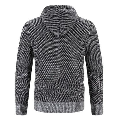Bluza męska z kapturem | kieszenie z przodu, długie rękawy