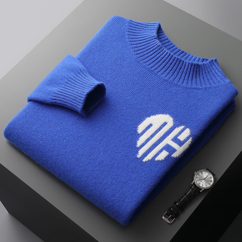 Sweter męski | dopasowany krój, ściągacze