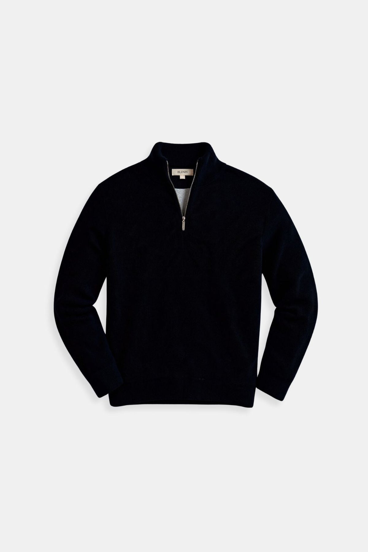 Sweatshirt męski | półzamek, elastyczne mankiety