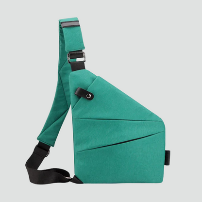 Torba crossbody damska | antykradzieżowa, wodoodporna