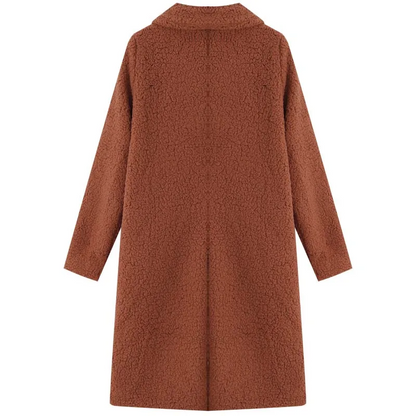 Kurtka teddy damska | miękki materiał