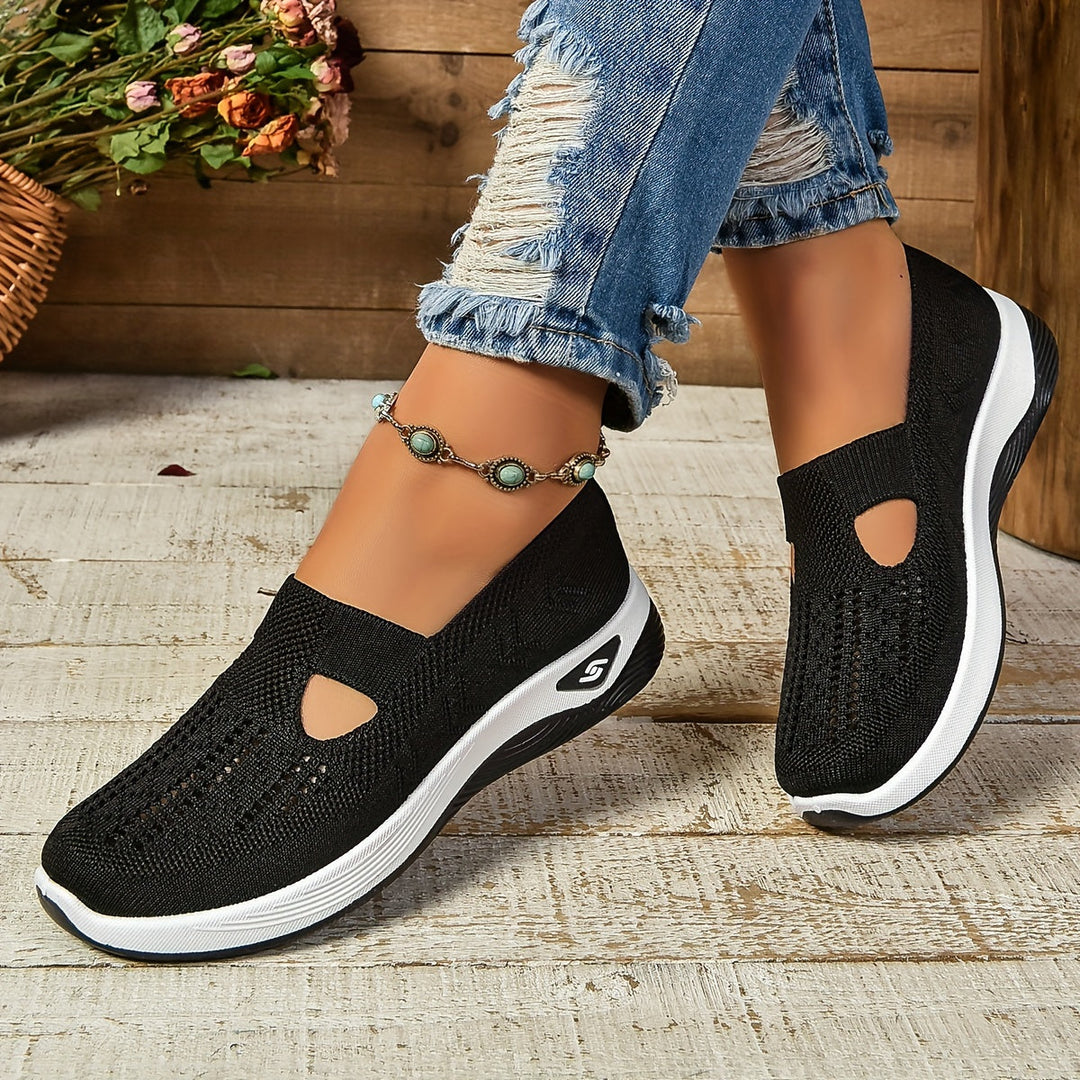 Buty damskie | oddychająca dzianina, wsuwane