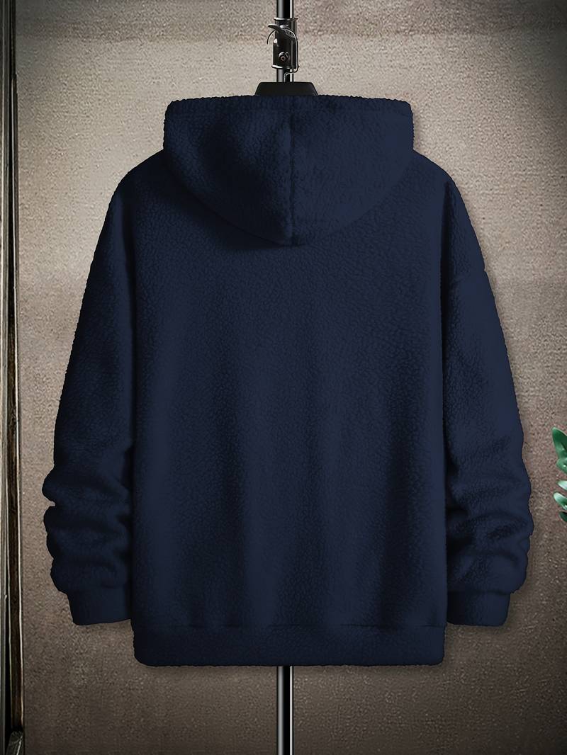 Bluza męska z kapturem | wewnętrzna podszewka