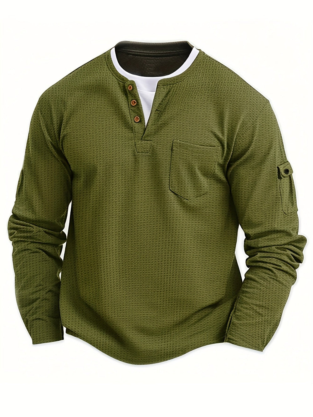 Polo męskie | długi rękaw, kieszeń na rękawie