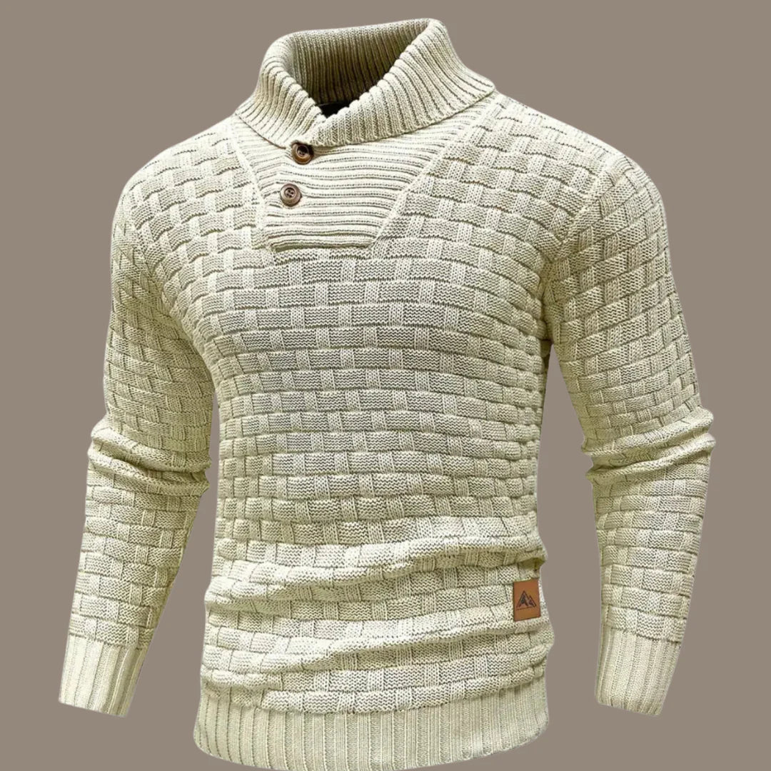 Sweter męski | zapięcie na guziki