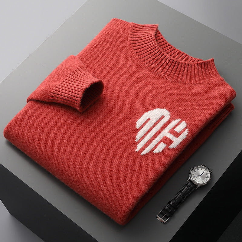 Sweter męski | dopasowany krój, ściągacze
