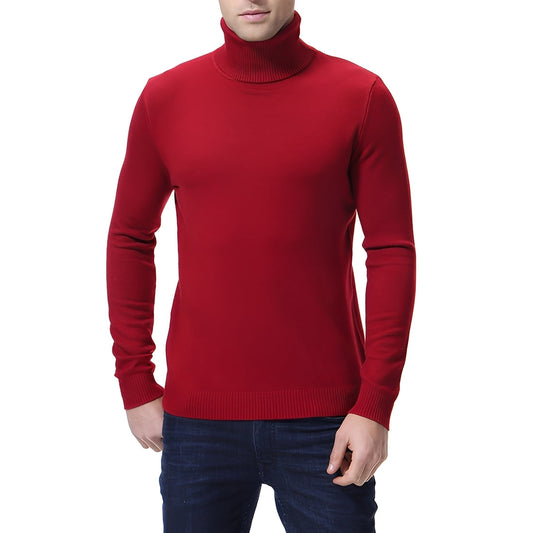 Sweter męski | golf, dopasowany krój