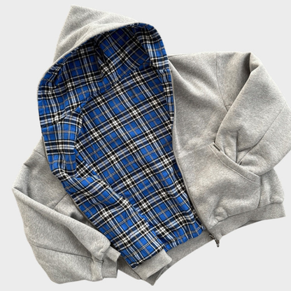 Bluza męska z kapturem | odwracalna, dwustronny design